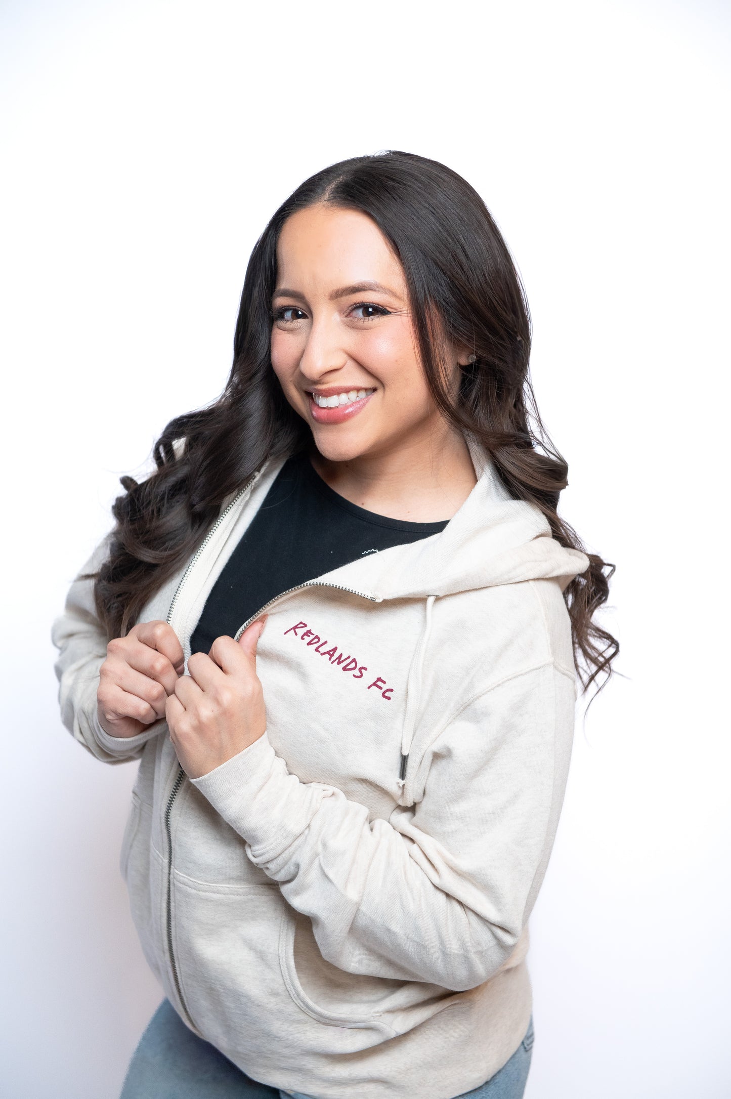 Zip Hoodie W25 Oatmeal - Image 3