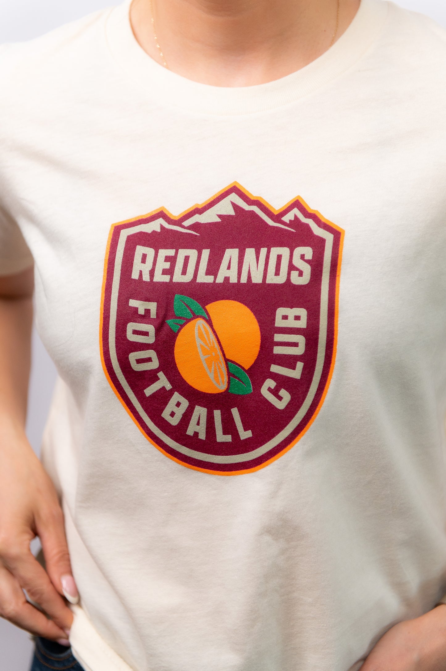 Youth Tee - Badge - Cream