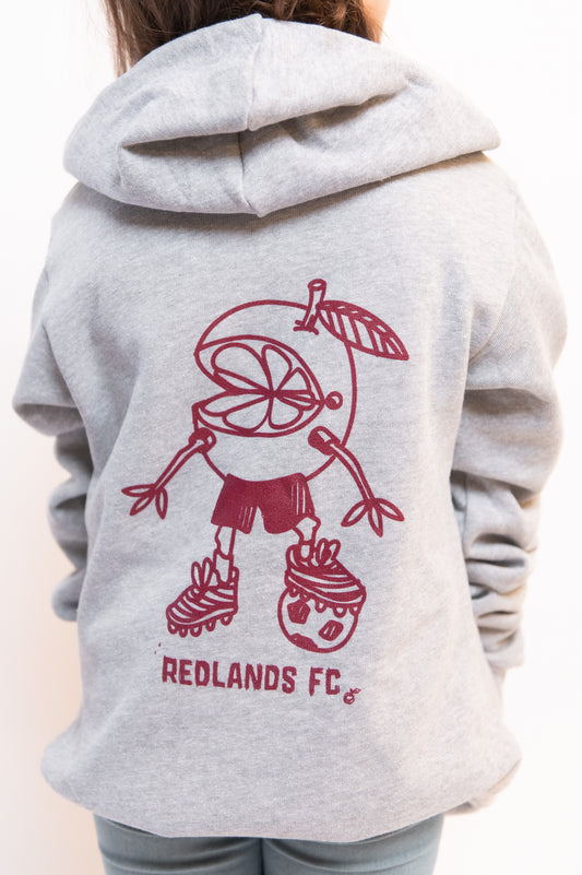 Youth Zip Hoodie W25 Grey - Image 1