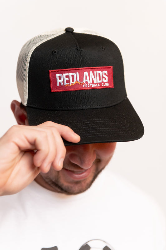 Adult Trucker Hat Black/Cream - Image 1